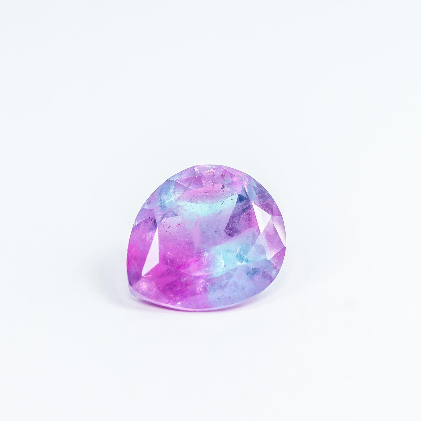Nanosital #A-108/B+ A-8483 Blue-Pink Mélange Pear 16*14 mm