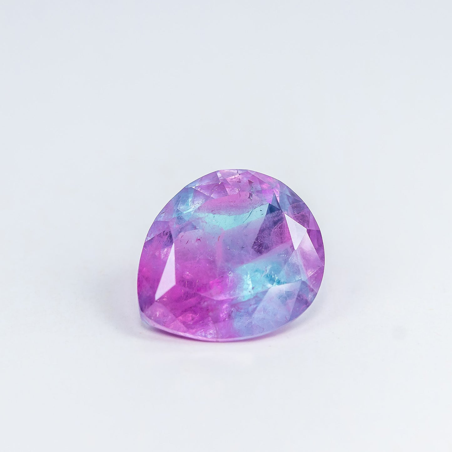 Nanosital #A-108/B+ A-8483 Blue-Pink Mélange Pear 16*14 mm