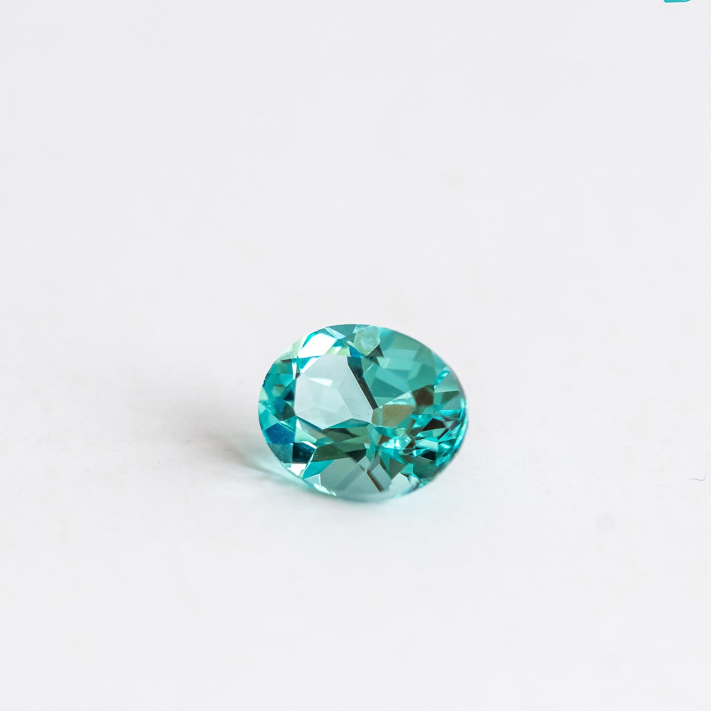 Nanosital #A-108/B Paraiba Tourmaline Oval 10*8 mm, 9*7 mm, 8*6 mm