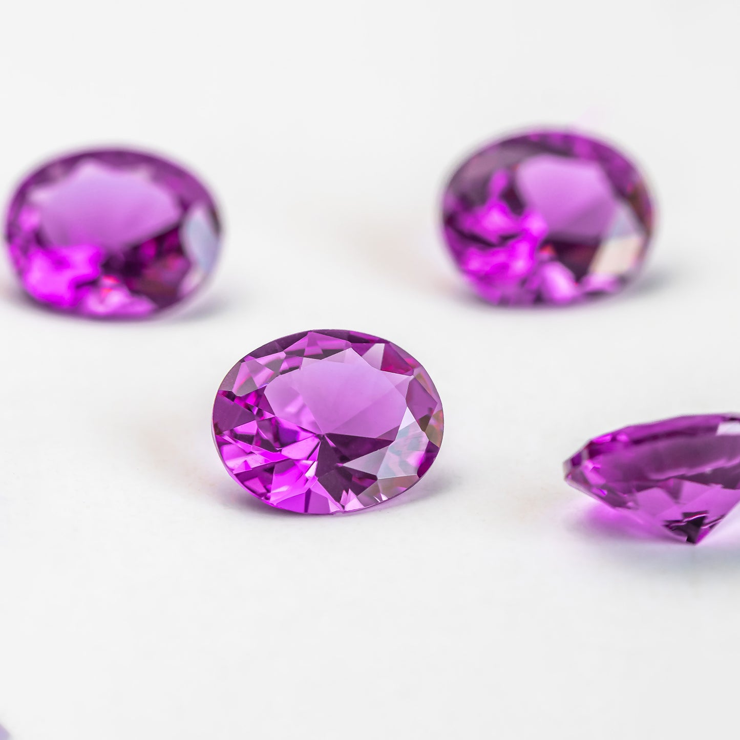 Nanosital #A-2449/2 Rhodolite Oval 14*12 mm