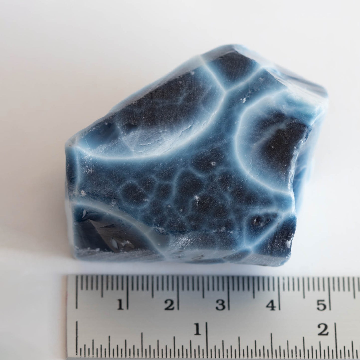 Nanosital #A-8616 Cat's eye London Blue rough 0.142 kg