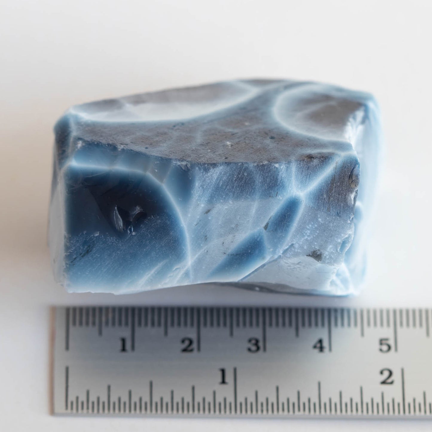 Nanosital #A-8616 Cat's eye London Blue rough 0.142 kg