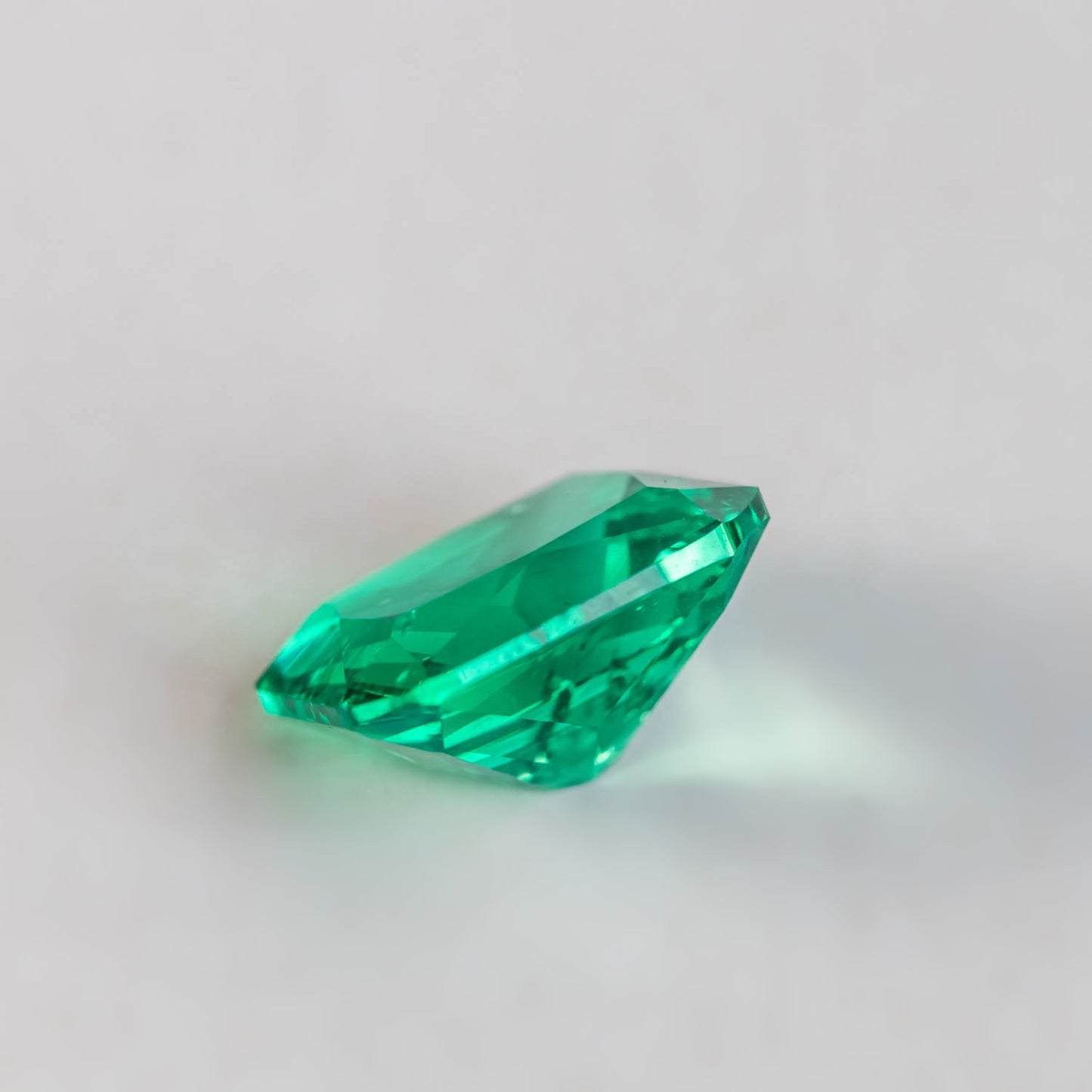 Nanosital #Z 0/4 Emerald with inclusions Octagon 14*12 mm Princess cut