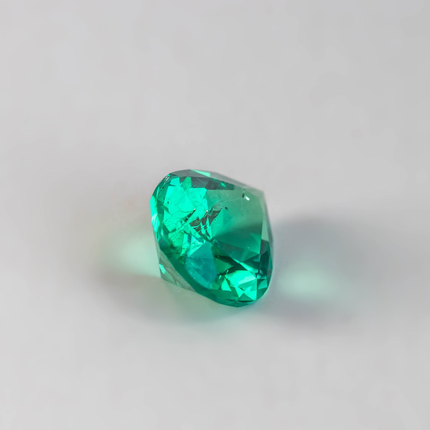 Nanosital #Z 0/4 Emerald with inclusions Pear 16*13 mm
