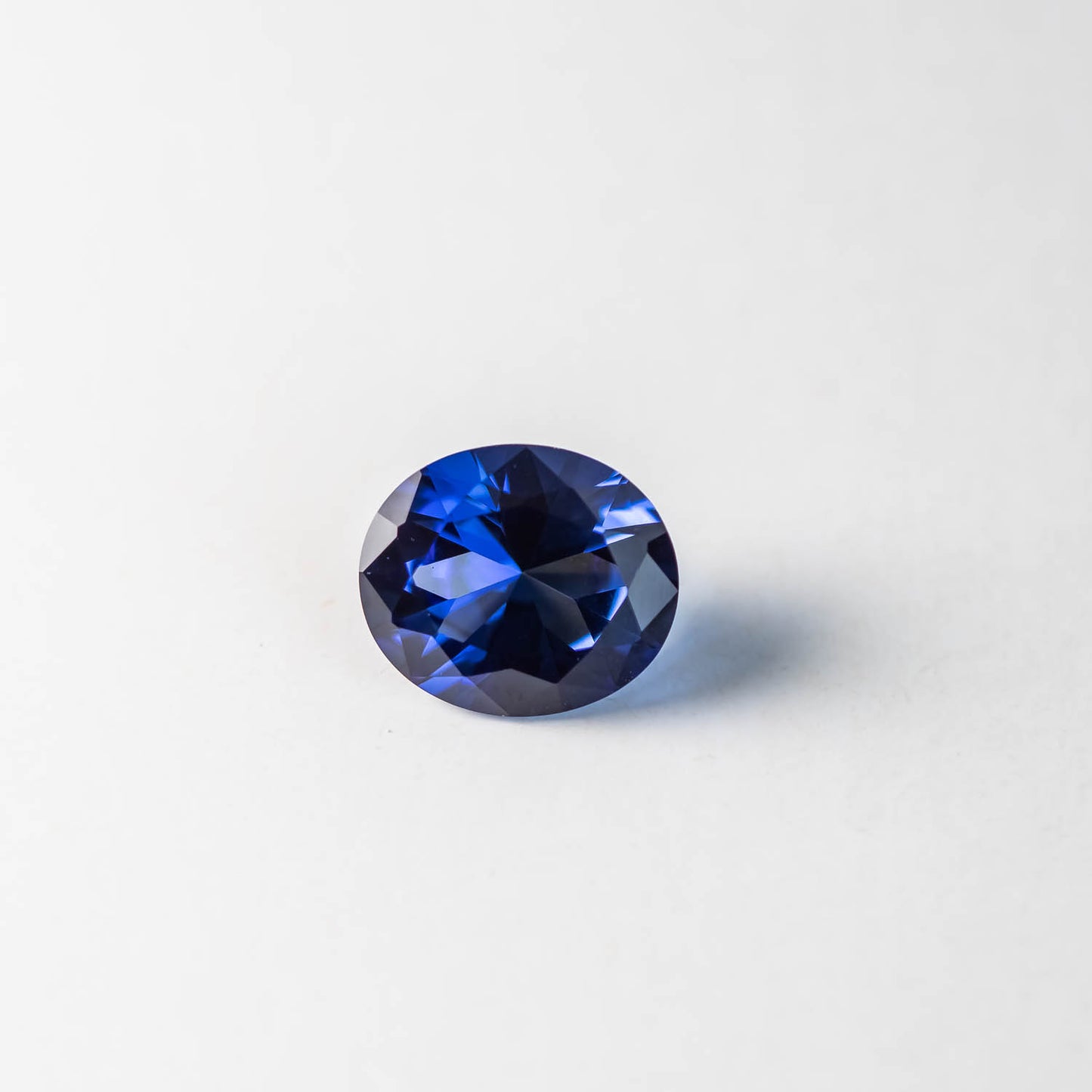 Nanosital #A-472 Sapphire Blue Light Oval 14*12 mm, 12*10 mm