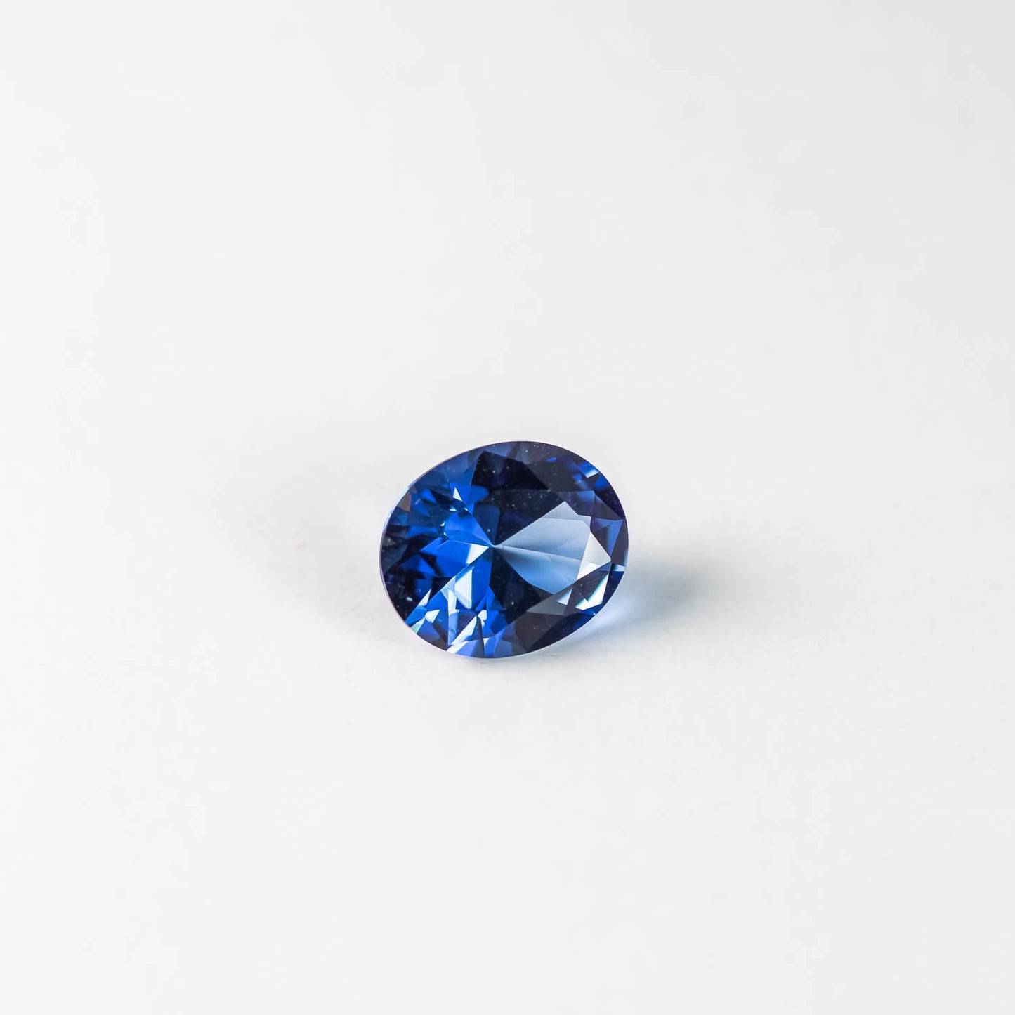Nanosital #A-472 Sapphire Blue Light Oval 14*12 mm, 12*10 mm