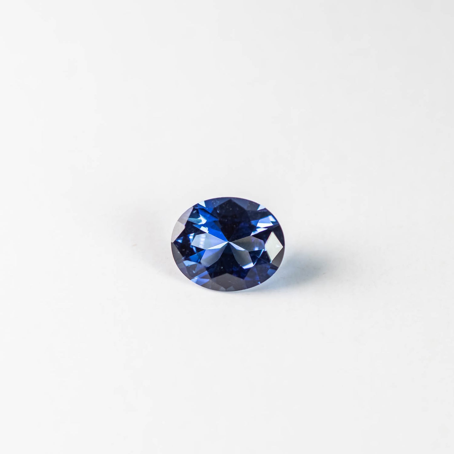 Nanosital #A-472 Sapphire Blue Light Oval 14*12 mm, 12*10 mm