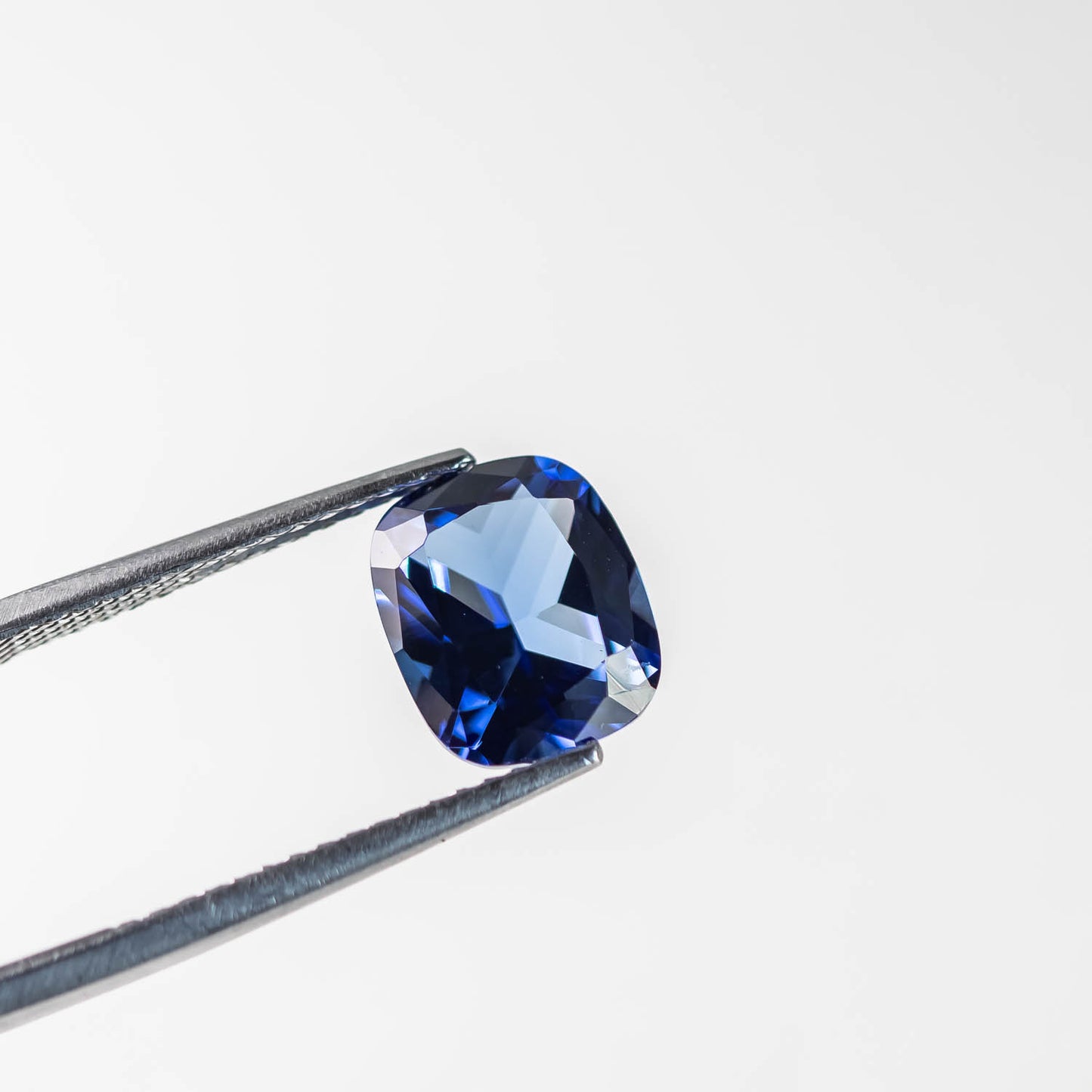 Nanosital #A-472 Sapphire Blue Light Cushion 12*10 mm