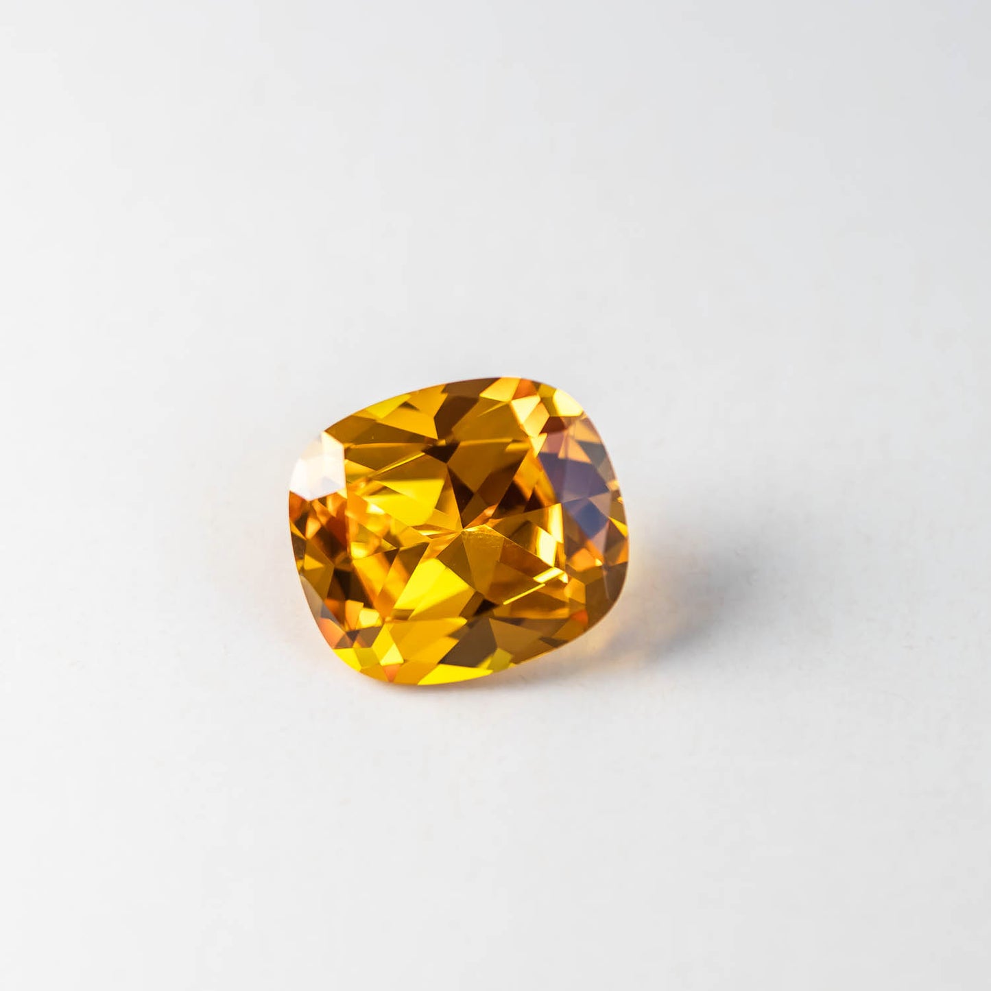 Nanosital #A-1702 Sapphire Yellow Cushion 16*14 mm
