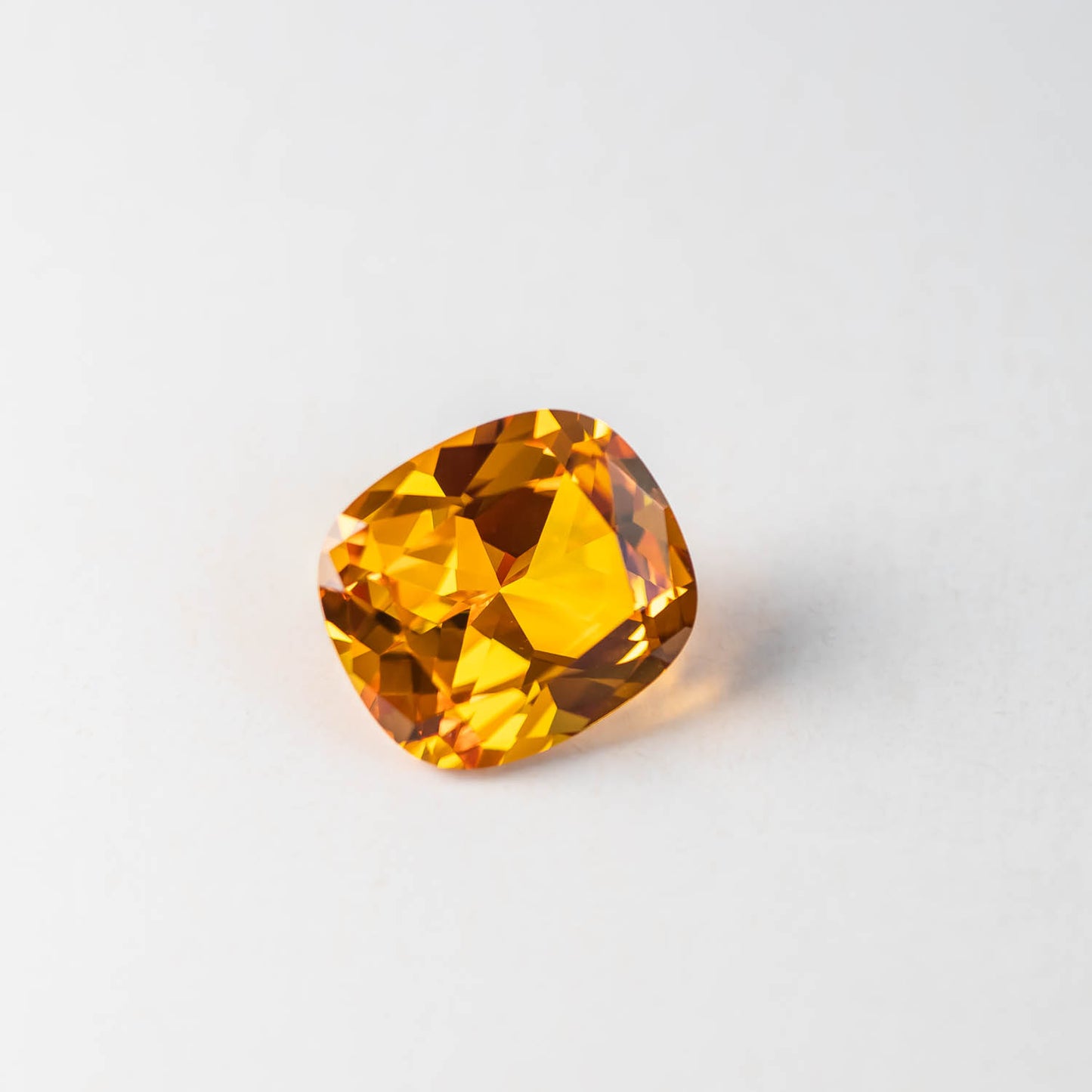 Nanosital #A-1702 Sapphire Yellow Cushion 16*14 mm