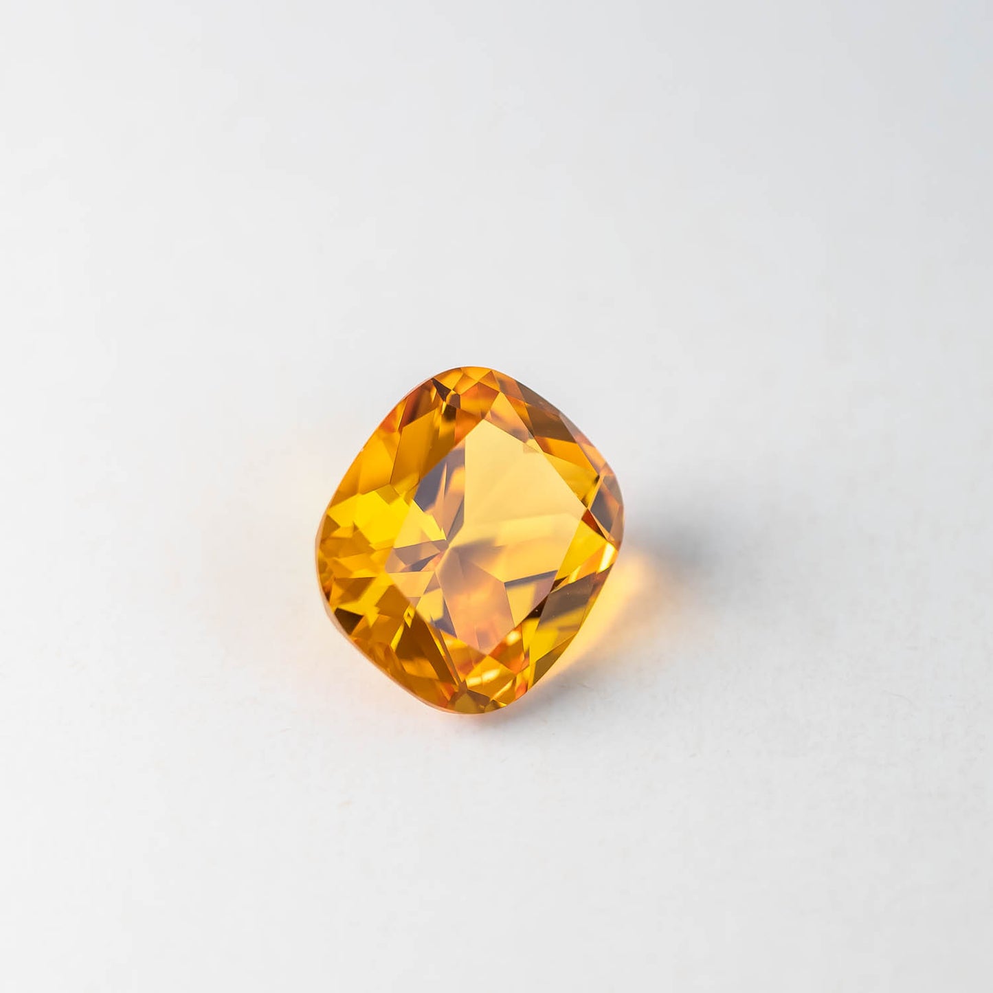 Nanosital #A-1702 Sapphire Yellow Cushion 16*14 mm