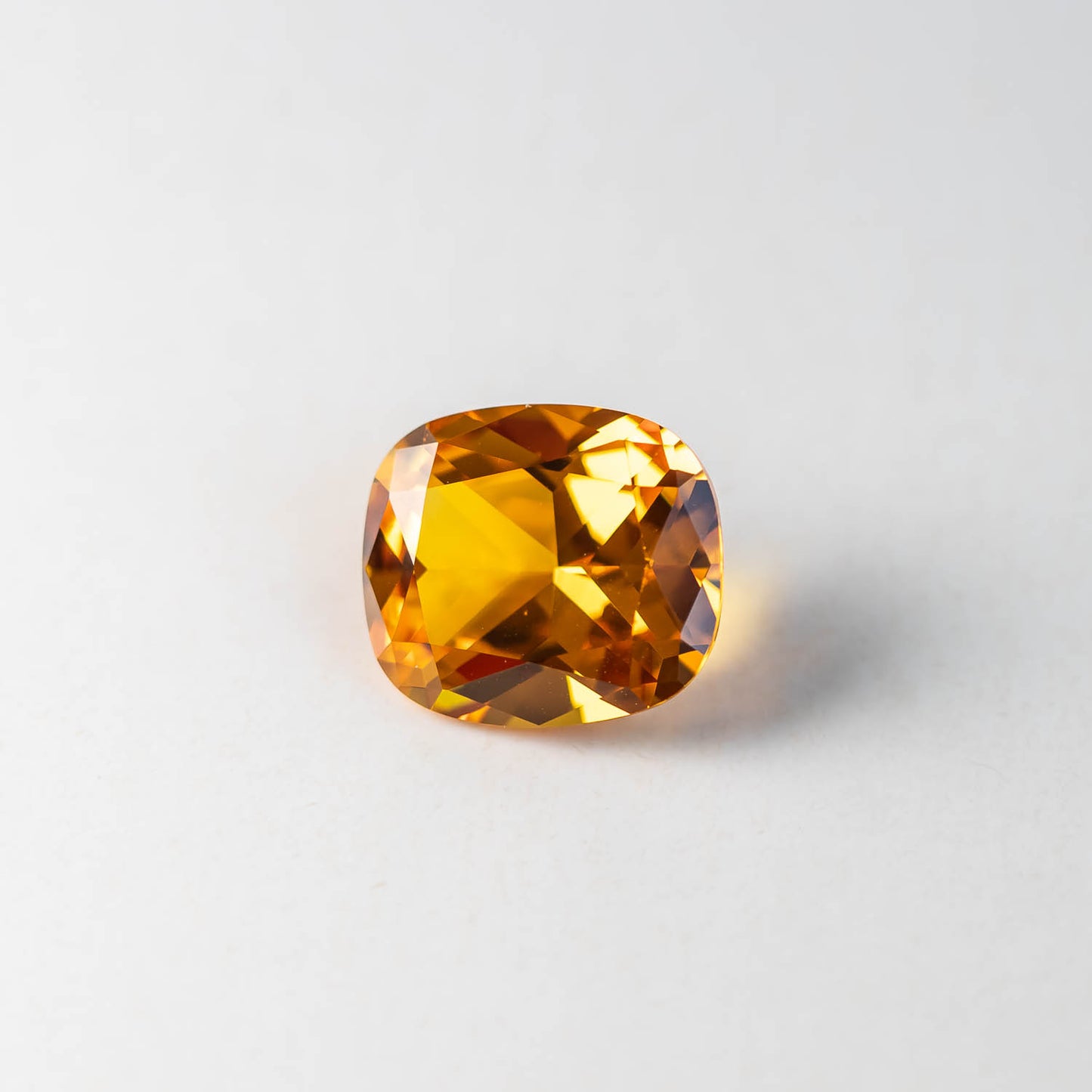 Nanosital #A-1702 Sapphire Yellow Cushion 16*14 mm
