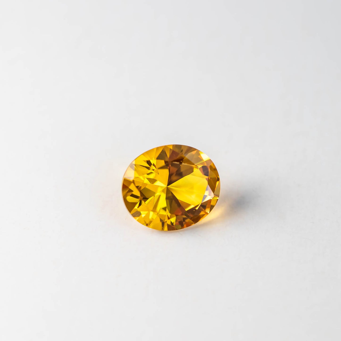 Nanosital #A-1702 Sapphire Yellow Oval 14*12 mm