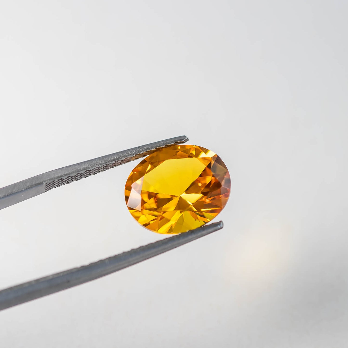 Nanosital #A-1702 Sapphire Yellow Oval 14*12 mm