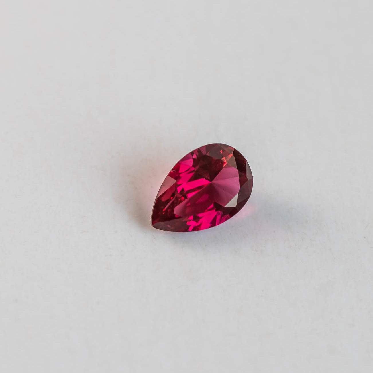 Nanosital #B-30 Red Spinel Pear 12*8 mm