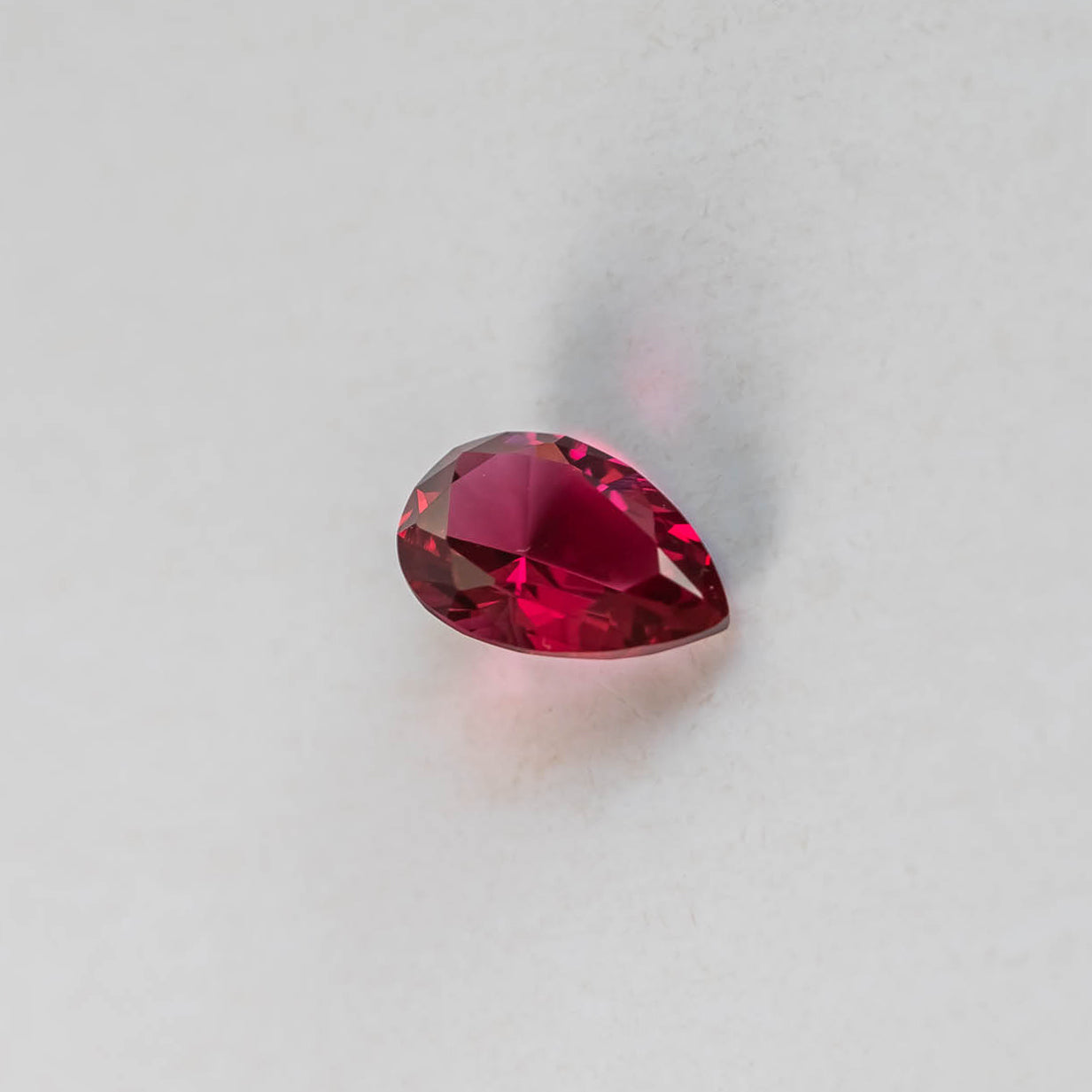 Nanosital #B-30 Red Spinel Pear 12*8 mm