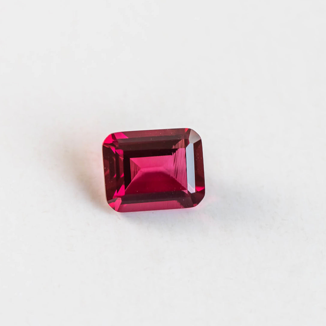 Nanosital #B-30 Red Spinel Octagon 10*8 mm