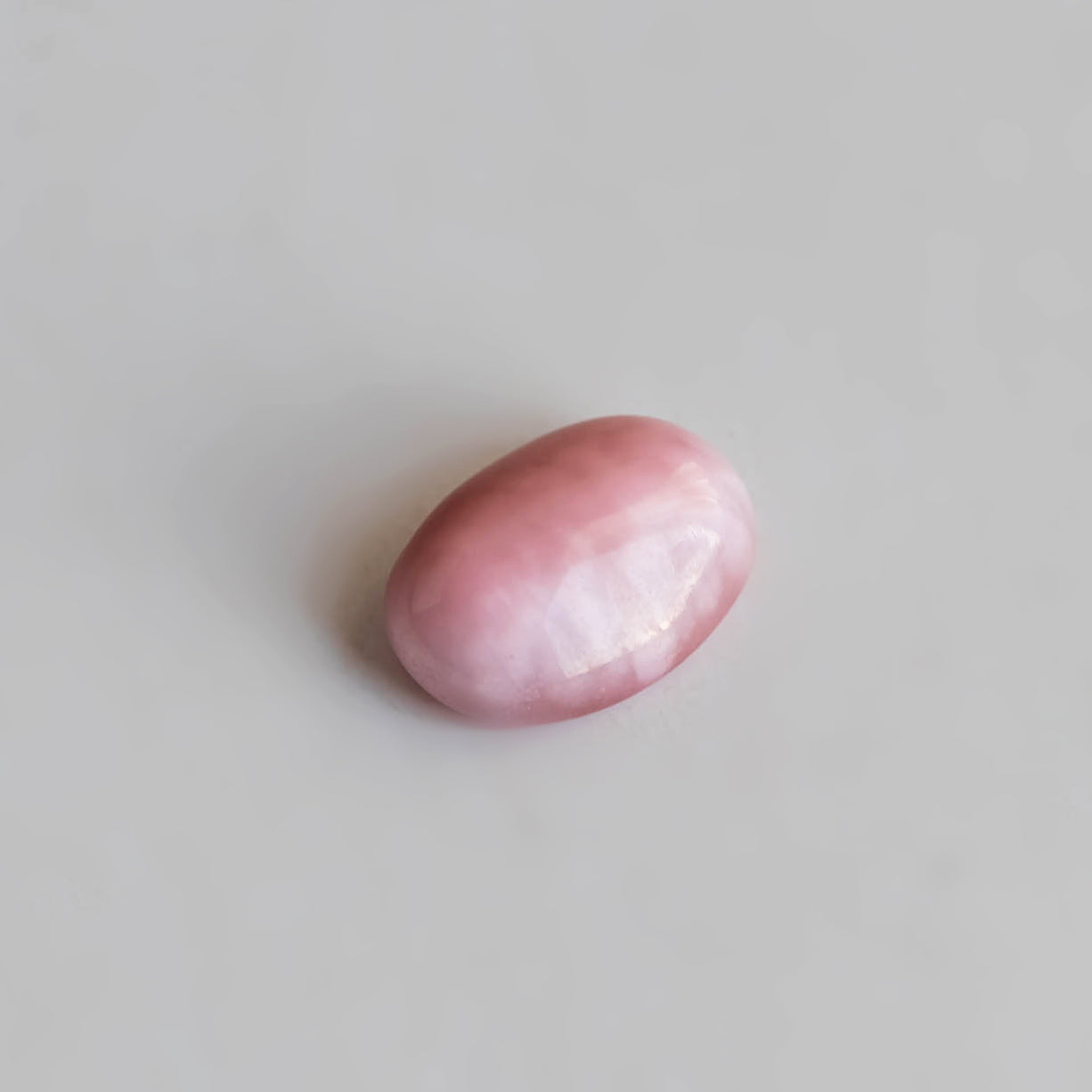 Nanosital #A-8551 Cat's eye Pink Oval Cab 14*10 mm