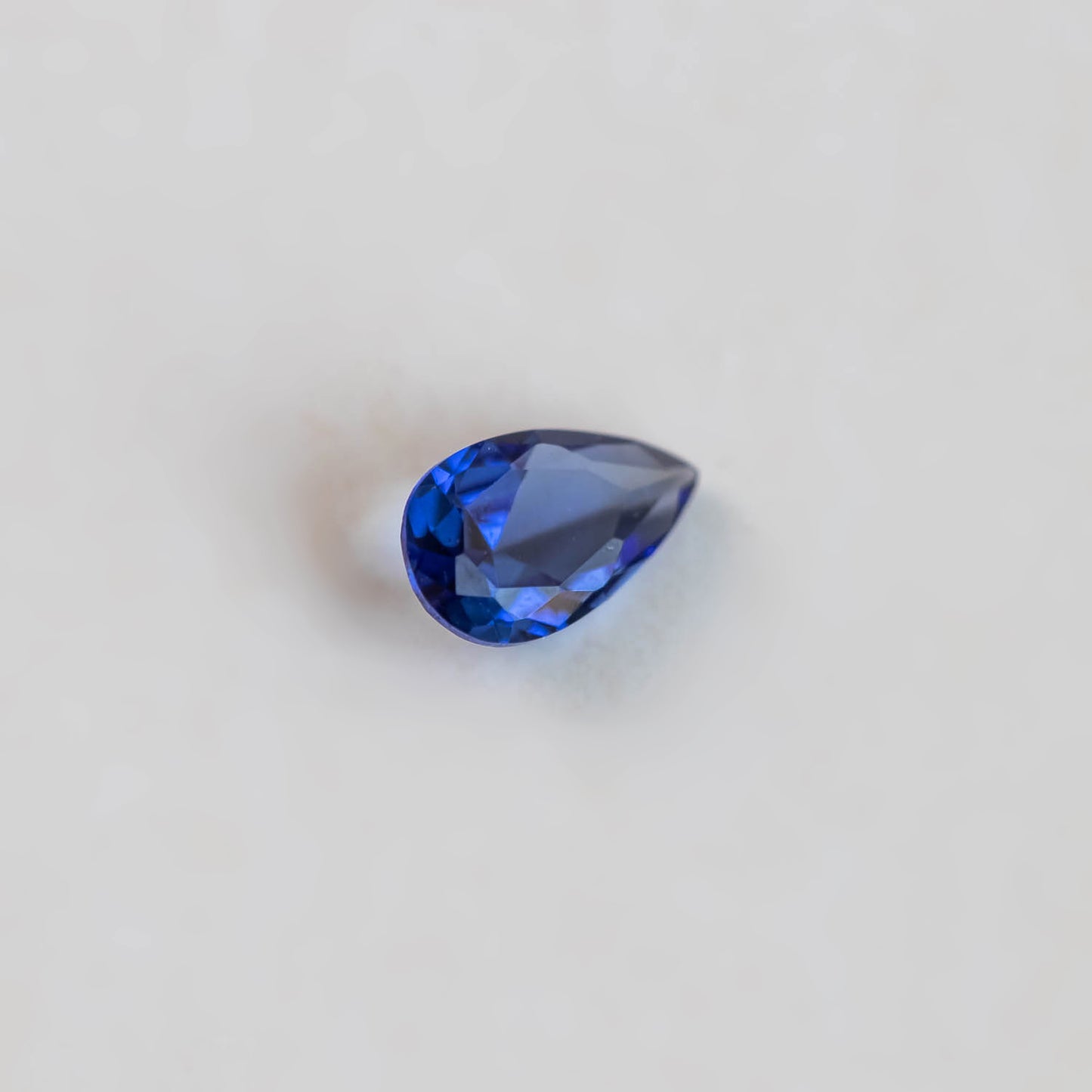 Nanosital #A-475 Sapphire Blue Dark Pear 5*3 mm