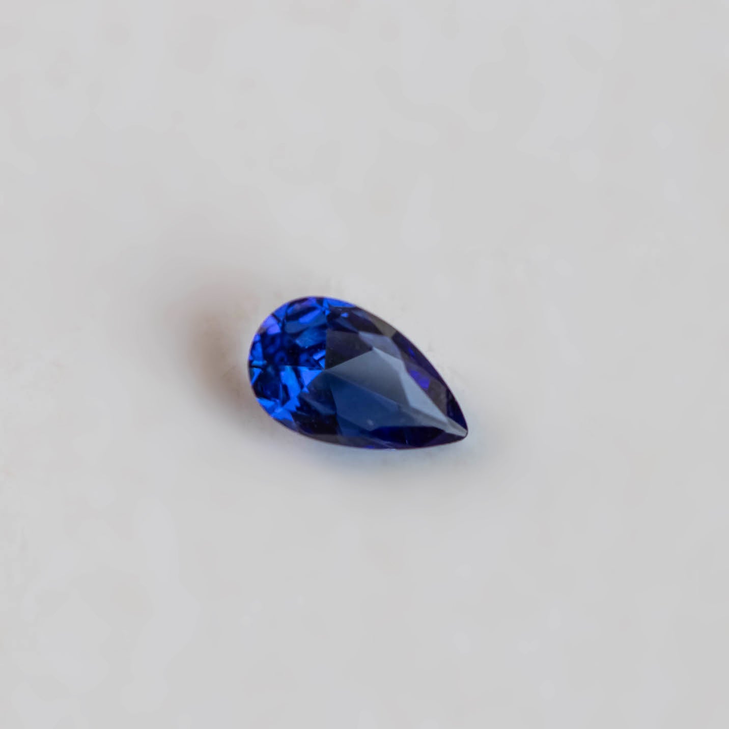 Nanosital #A-475 Sapphire Blue Dark Pear 5*3 mm