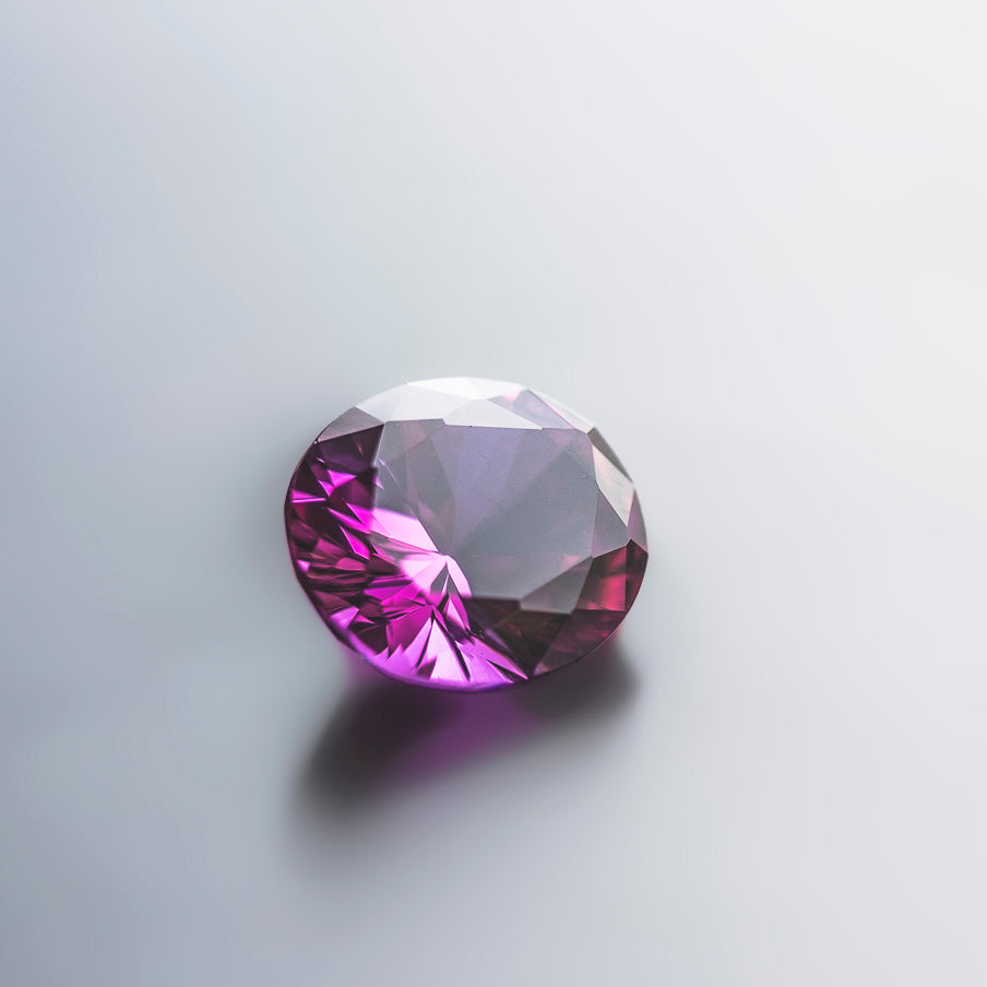 Nanosital #A-2449/2 Rhodolite Oval 14*12 mm