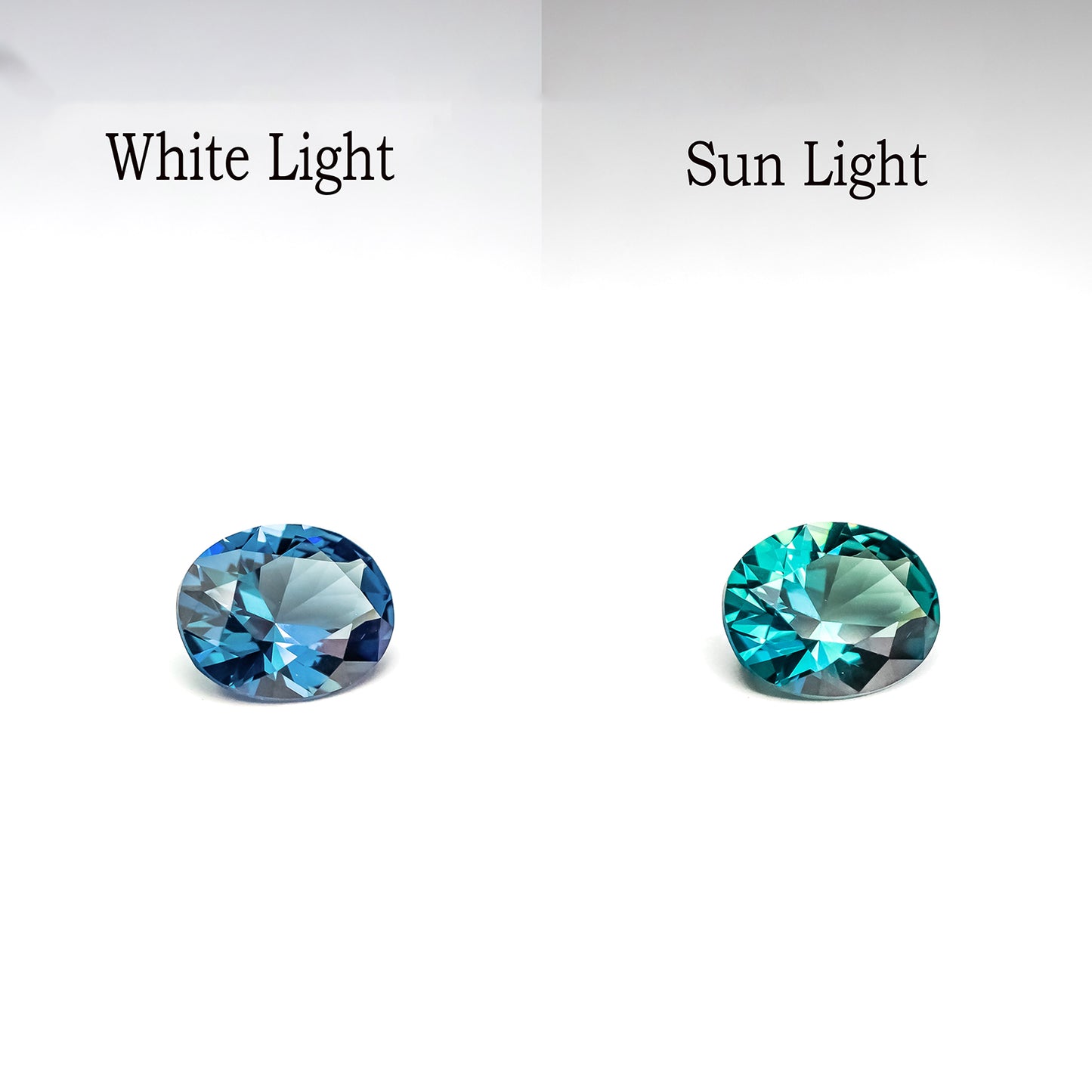 Nanosital #B-3113 Color Change Oval 14*12mm, 12*10mm, 10*8 mm, 8*6 mm