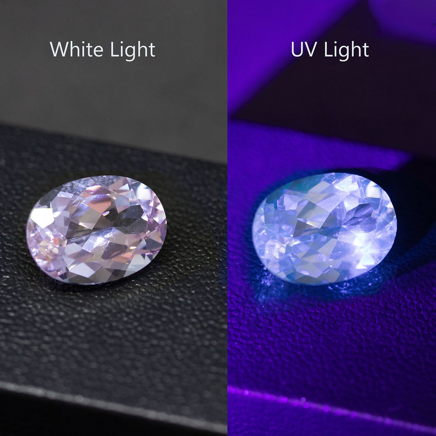 Nanosital #E-273 UV Lavender Oval 10*8 mm