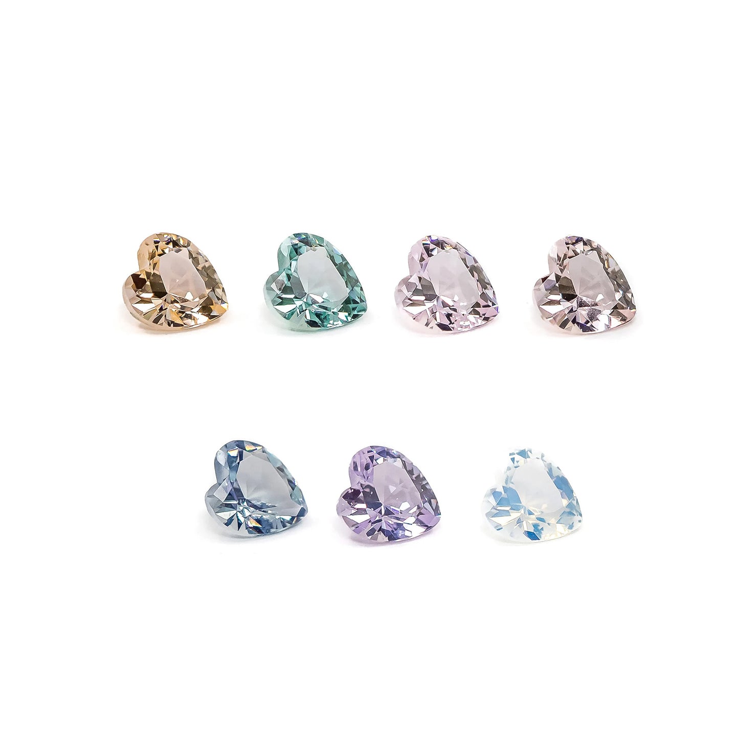 Nanosital Multiple colors Heart 5 mm