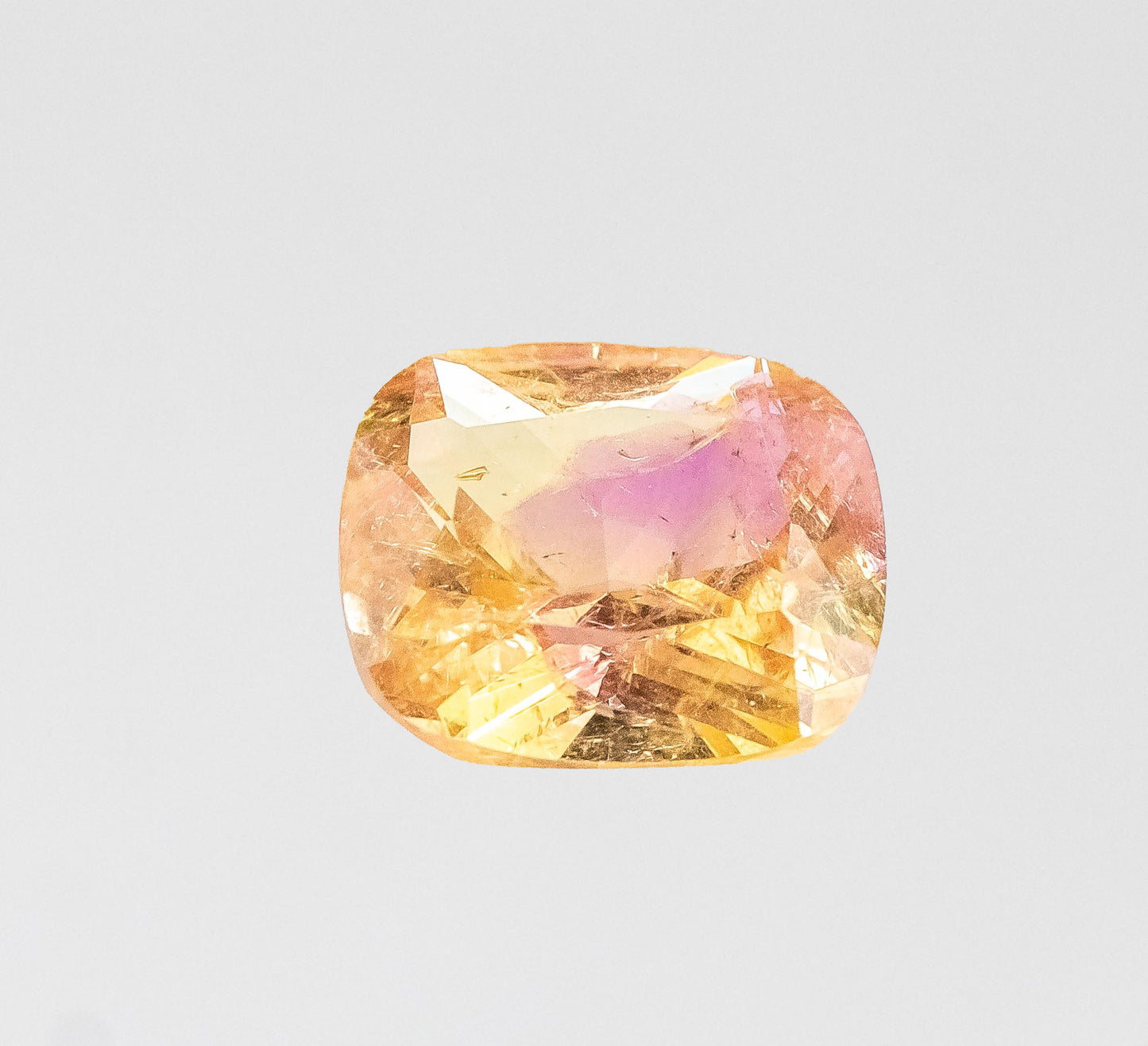 Nanosital #E-399+ A-8483 Yellow-Pink Mélange Cushion 16*14 mm