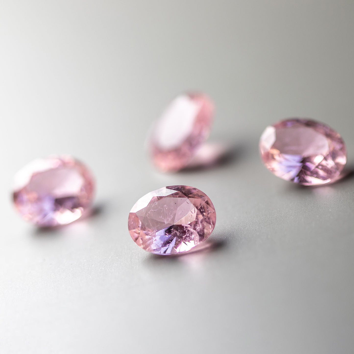 Nanosital #Z-45 Morganite with inclusions Oval 10*8 mm
