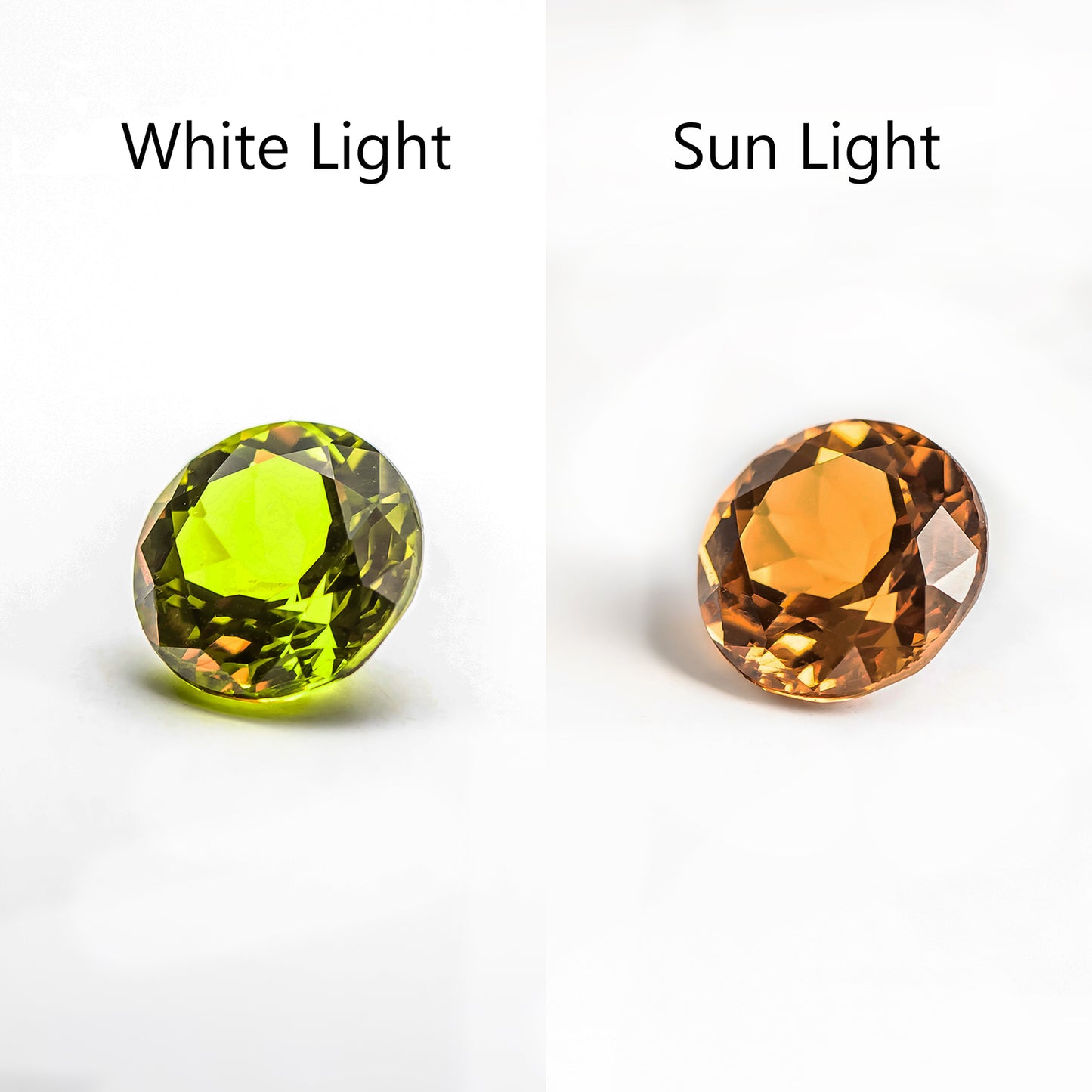 Nanosital #ANZ-1536 Diaspore Zultanite Color Change Round 8 mm, 10 mm