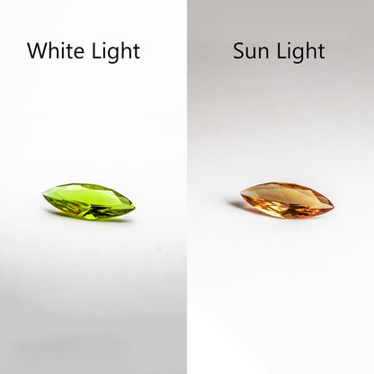Nanosital #ANZ-1536 Diaspore Zultanite Color Change Marquise 15*6 mm