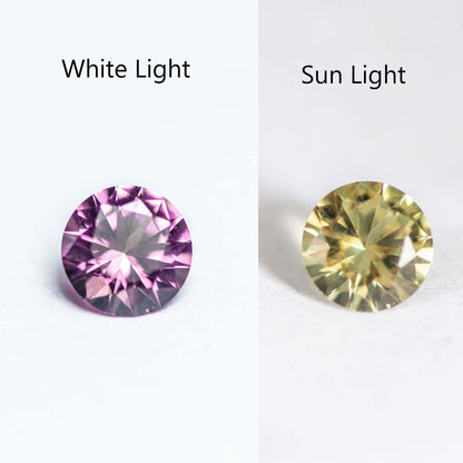 Nanosital #A-2708 Color Change Round 6 mm