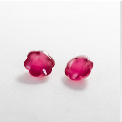 Nanosital #0010/2 Rubellite Color Change Flower 10 mm