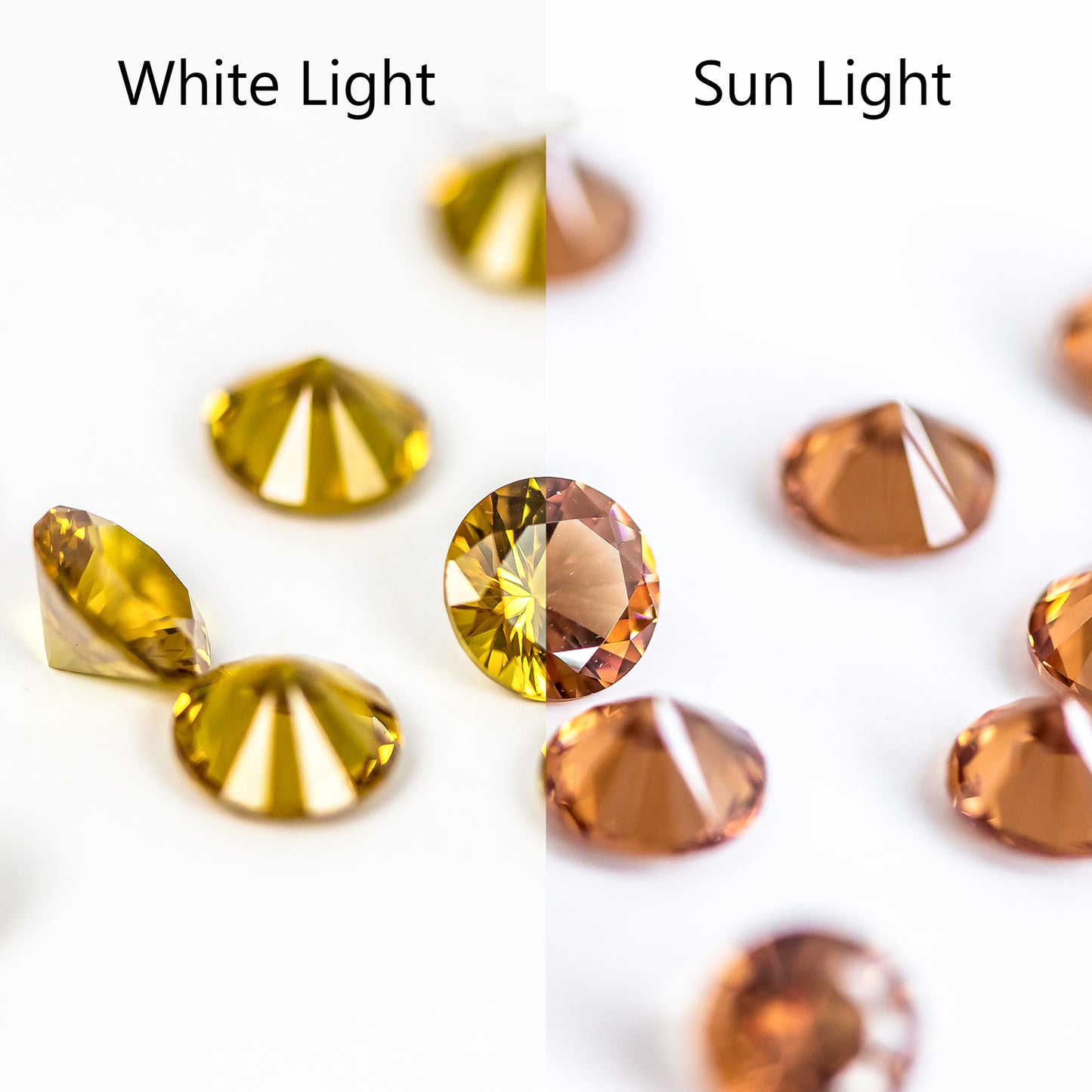 Nanosital #E-112 Color Change Round 6 mm