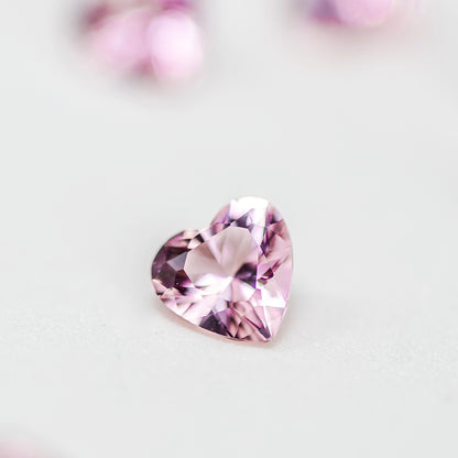 Nanosital Light Pink Heart 7 mm, 6 mm