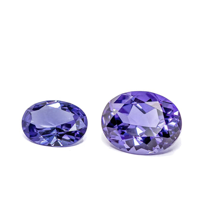 Nanosital #124 Tanzanite Oval 10*8 mm, 8*6 mm