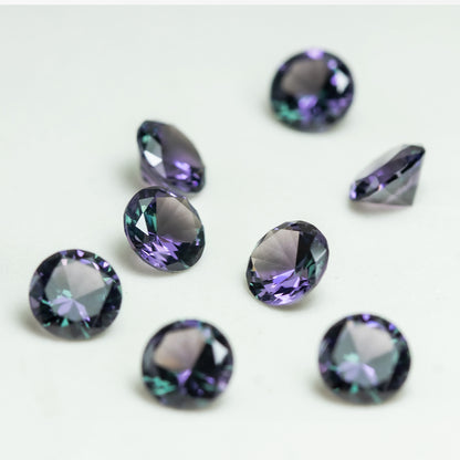 Nanosital #E-156 Color Change Round 6 mm , 6.5 mm, 7 mm
