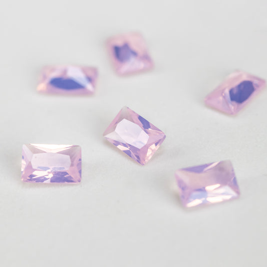 Nanosital #002 Pink Opal Baguette 5*3 mm