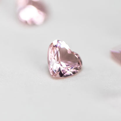Nanosital Light Pink Heart 7 mm, 6 mm