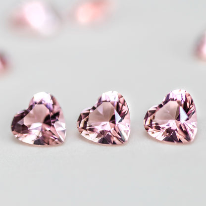 Nanosital Light Pink Heart 7 mm, 6 mm