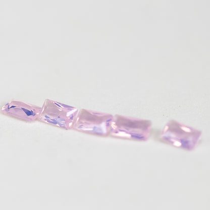 Nanosital #002 Pink Opal Baguette 5*3 mm