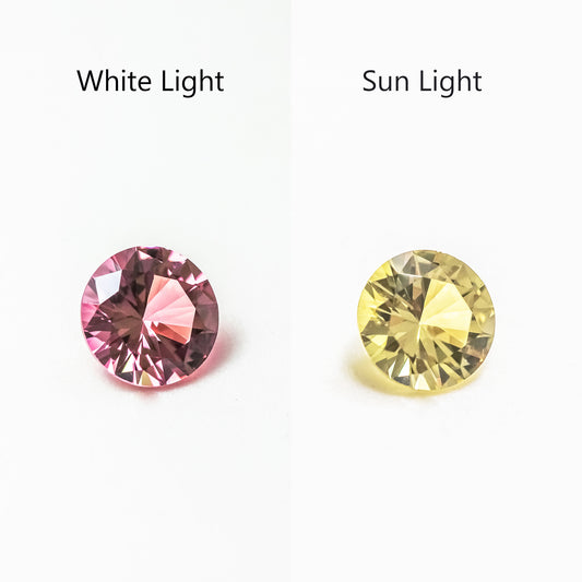 Nanosital #204 Color Change Round 8 mm, 6.5 mm