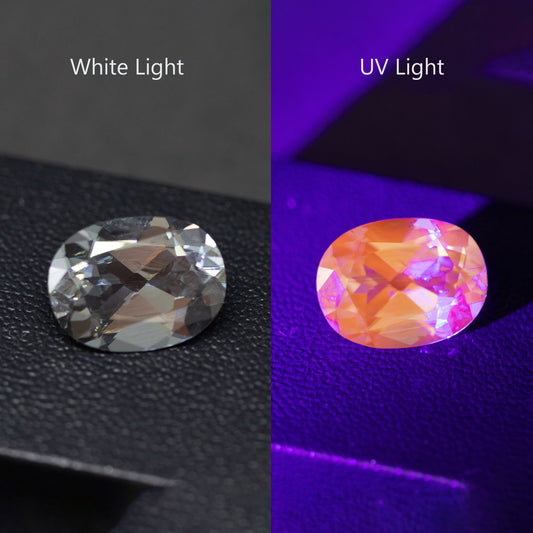 Nanosital #E-441 UV Very Light Gray Oval 10*8 mm