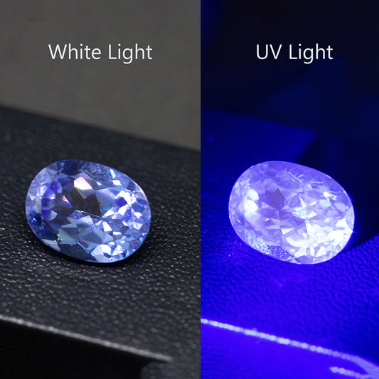 Nanosital #A-8002 UV Blue Oval 10*8 mm