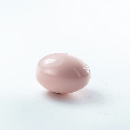 Nanosital #E-175 Coral Light Pink Beads 14*11 mm with hole 1 mm