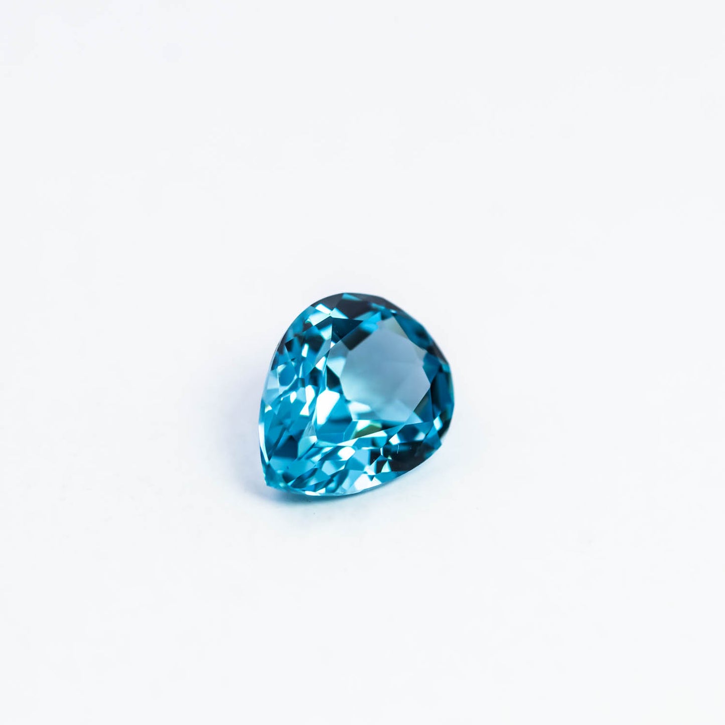 Nanosital #A-111 Topaz Sky Blue Pear 10*8 mm