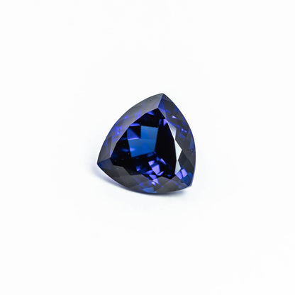 Nanosital #A-475 Sapphire Blue Dark Trillion 10*10 mm