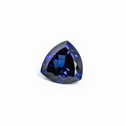 Nanosital #A-475 Sapphire Blue Dark Trillion 10*10 mm
