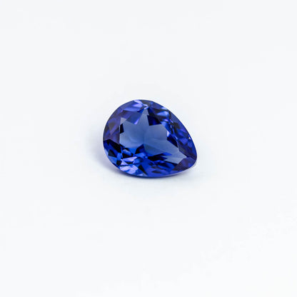 Nanosital #A-597 Sapphire Blue Medium Pear 10*8 mm